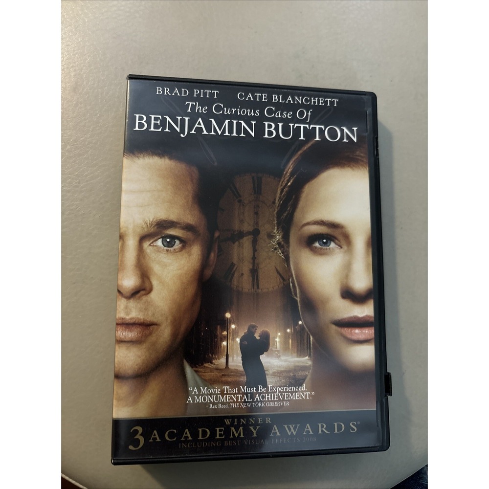 Paramount The Curious Case of Benjamin Button DVD Brad Pitt Drama Excellent 2008